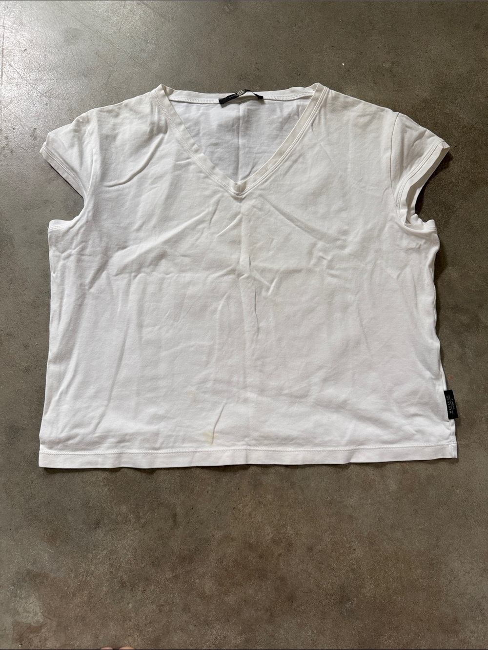 MaxMara Weekend V-Neck White Women's Tee